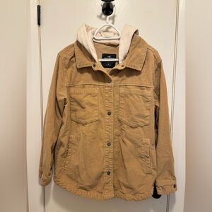 Hollister Beige Corduroy Jacket